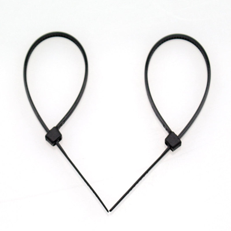  [AUSTRALIA] - DYWISHKEY 1000 Pcs Nylon Cable Zip Ties Self-locking 4 Inch, Black