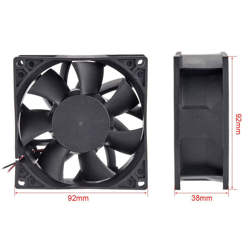  [AUSTRALIA] - uxcell SNOWFAN Authorized 92mm x 92mm x 38mm 48V Brushless DC Cooling Fan