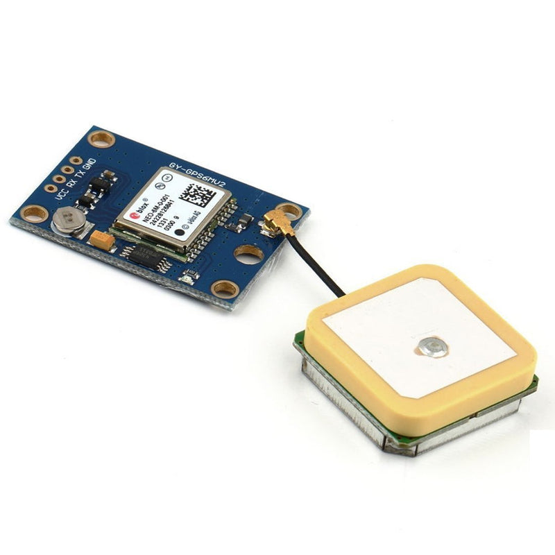  [AUSTRALIA] - HiLetgo GY-NEO6MV2 NEO-6M GPS Flight Controller Module 3V-5V with Super Strong Ceramic Antenna for Arduino EEPROM APM 2.5