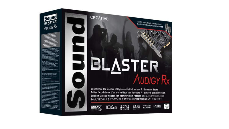  [AUSTRALIA] - Creative Sound Blaster Audigy PCIe RX 7.1 Sound Card with High Performance Headphone Amp