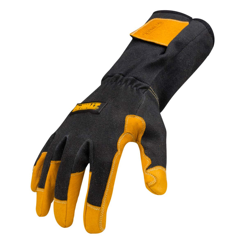  [AUSTRALIA] - Dewalt Premium TIG Welding Gloves, Adjustable, Gauntlet-Style Cuff, Medium Medium (Pack of 1)