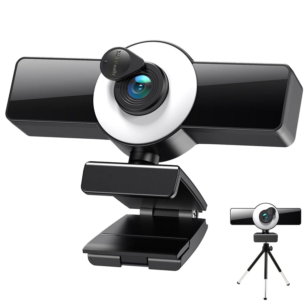  [AUSTRALIA] - 1080P Web Camera, HD Webcam with Microphone & Privacy Cover, 2021 Paladou PGR-008 USB Laptop Computer Camera, Plug and Play for Live Streaming, Zoom, Skype, Conferencing and Online Video Calling