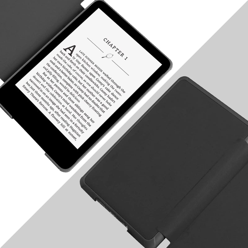  [AUSTRALIA] - BAMCOO Case for 6“ New Kindle 11th Generation2022 Release Only, Premium Slim PU Leather Smart Cover Case, Protective Case for Kindle 11th Generation 2022 Reader (Black) Black