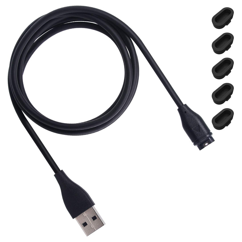  [AUSTRALIA] - ARECORD Charging Cable for Garmin Fenix & Charger Port Protector - Watch Charger Cord for Garmin Fenix 6 6S 6X 5 5S 5X Pro Sapphire/Forerunner 935945 45 45S 245/Vivoactive/Approach/Vivosport/Quatix