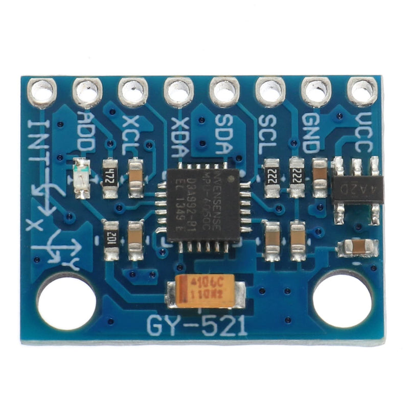  [AUSTRALIA] - EPLZON Pack of 3 MPU-6050 GY-521 MPU6050 3 Axis Acceleration Sensor Module 6 DOF Gyroscope Sensor Module 16 Bit AD Converter Data Output IIC I2C for Arduino (Pack of 3)