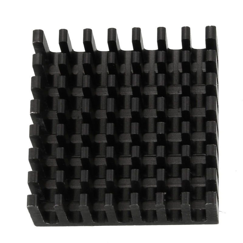 uxcell Aluminum Heatsink Cooler Circuit Board Cooling Fin Black 25mmx25mmx10mm 5Pcs for Led Semiconductor Integrated Circuit Device - LeoForward Australia