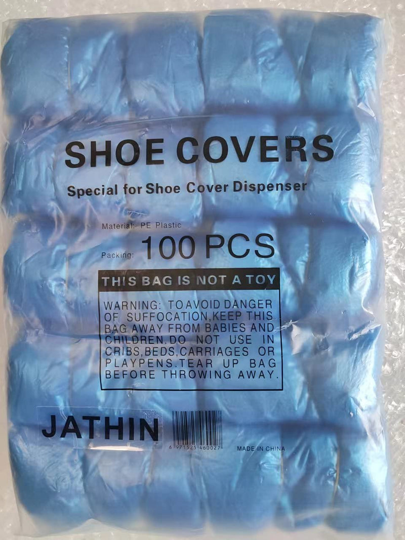  [AUSTRALIA] - URED Disposable Shoe Cover Refills for Automatic Shoe Cover Dispenser Machine, T-Buckle Shoe Cover 100 Pcs