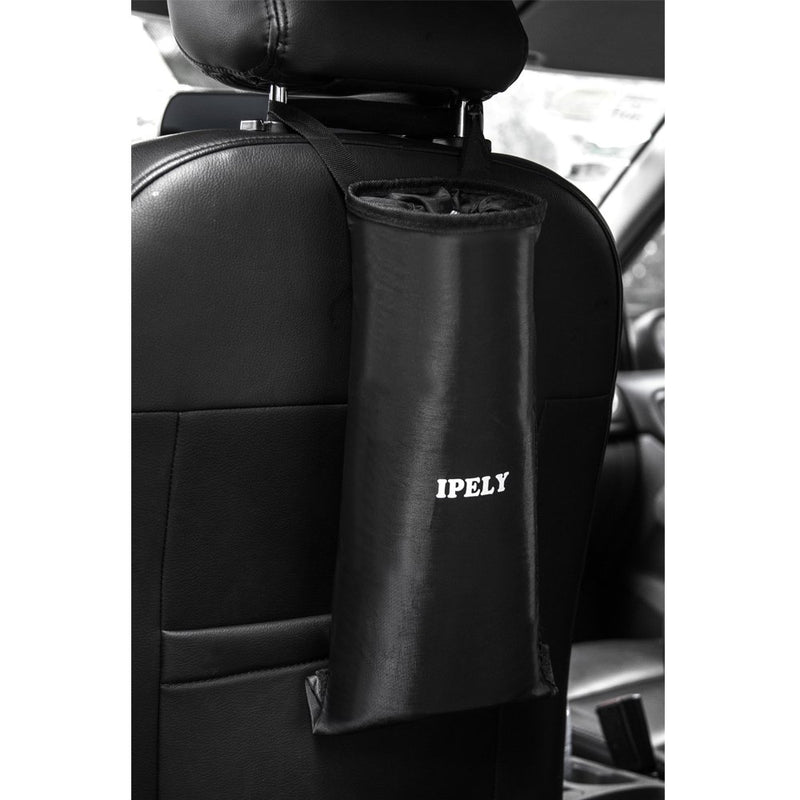 IPELY Car Vehicle Back Seat Headrest Litter Trash Garbage Bag (Black-Set of 2) 2 Pieces - LeoForward Australia