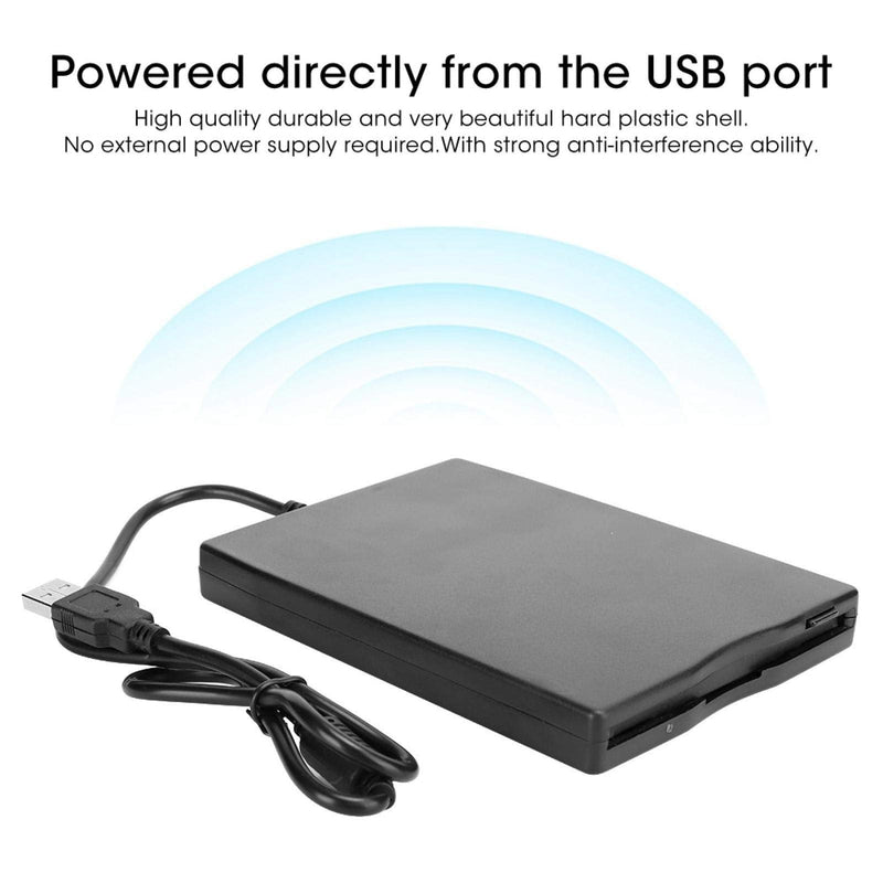  [AUSTRALIA] - Portable USB Floppy Drive 3.5 Inch Card Reader Ultra-Thin Without External Power Supply for Windows 10/7 /Vista/Win 8 / XP/ME / 2000 / SE / 98