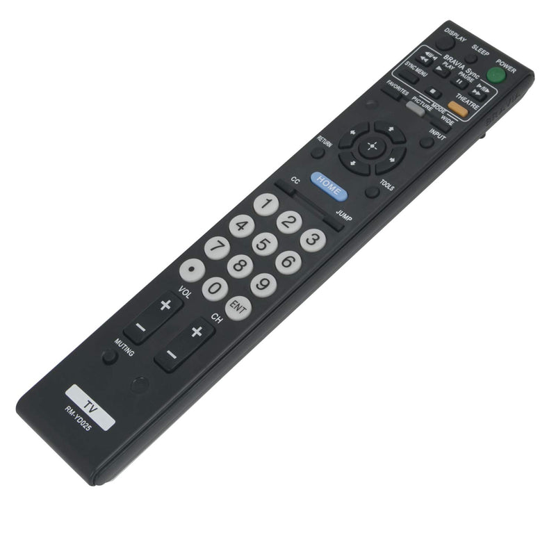 RM-YD025 Replaced Remote fit for Sony TV KDL-46S4100 KDL-40S4100 KDL-52S4100 KDL-22L4000 KDL-40S504 KDL-19M4000 KDL-40S5100 KDL-40SL150 KDL-40V5100 KDL-40VE5 KDL-46S504 KDL-46S5100 KDL-46V5100 - LeoForward Australia