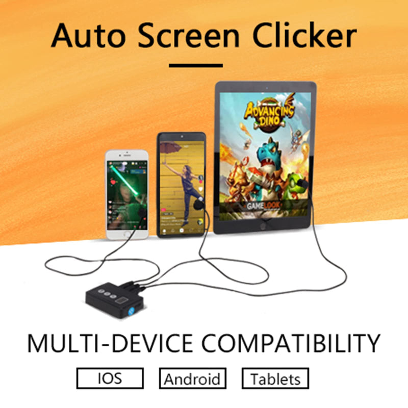  [AUSTRALIA] - Auto Clicker for iPhone iPad：Screen Device Automatic Tapper for Android IOS，Simulated Finger Continuous Clicking, Adjustable Speed Physical Clicker，Suitable for Games, Live Broadcasts Likes, Reward Tasks（1 Second Fastest 33 Times） (A1) A1