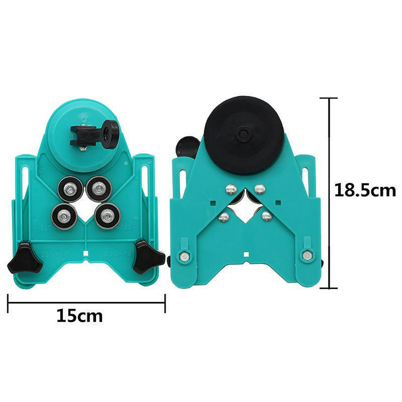 Drill Bit Hole Saw Guide Jig Fixture Adjustable Diamond Hole Cutter Centering Locator Holder with Vacuum Base Sucker Openings Locator - LeoForward Australia