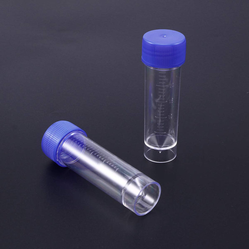  [AUSTRALIA] - Hemobllo sample cups with screw lid samples container without label laboratory medical use 25-30ml 10 pieces