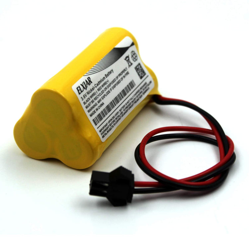  [AUSTRALIA] - (2-Pack) 3.6V 900mAh AA ELB-B001 NiCad Battery Replacement for Lithonia Unitech 0253799 ANIC1566 ELBB001 AA900MAH Emergency/Exit Light/Fire Exit Sign
