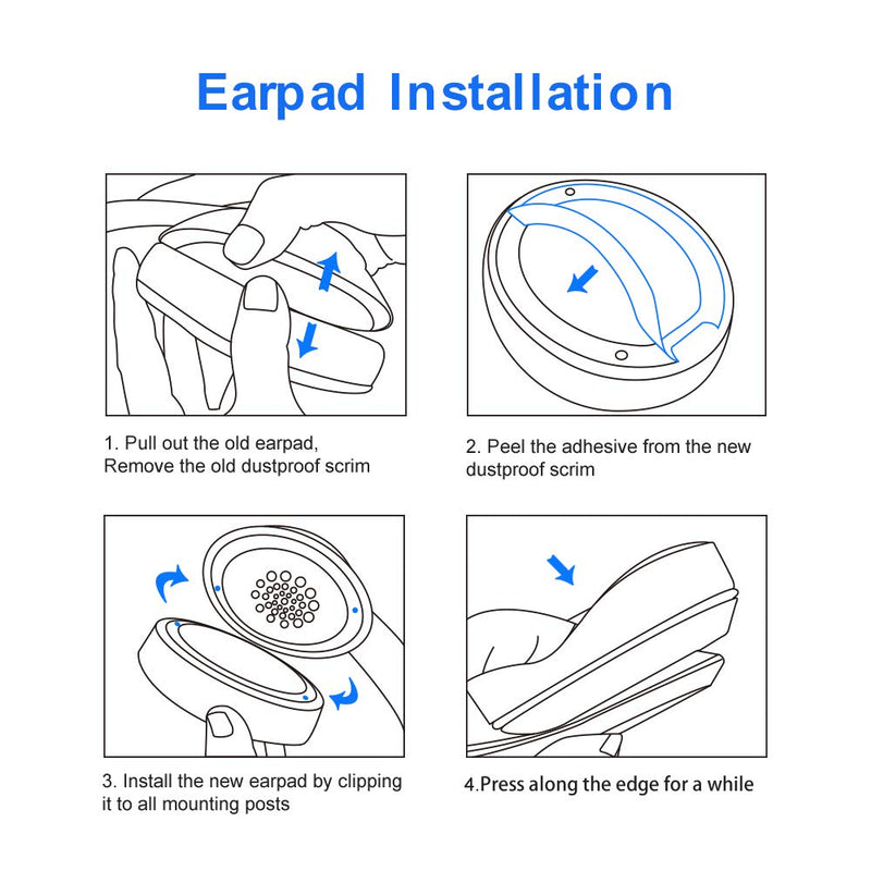  [AUSTRALIA] - Link Dream Replacement Ear Pads for Beats Solo 2 Solo 3 - Replacement Ear Cushions Memory Foam Earpads Cushion Cover for Solo 2 & Solo 3 Wireless Headphone (Black) Black