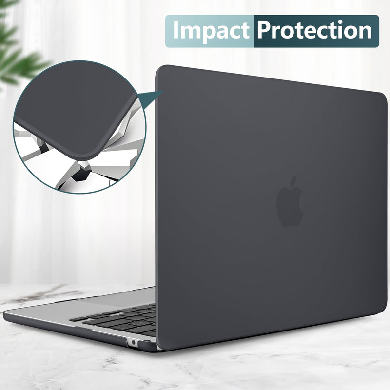  [AUSTRALIA] - DONGKE M2 MacBook Air 15 Inch Case 2023 A2941, Plastic Hard Shell with Keyboard Cover & Screen Protector for MacBook Air 15" with M2 Chip & Liquid Retina Display Touch ID - Matte Black