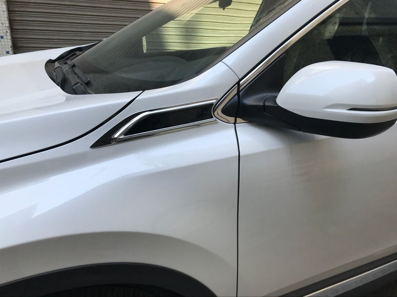  [AUSTRALIA] - Beautost Fit For Honda 2017 2018 2019 CR-V CRV Front Side Fender Sticker Vents Air Outlet Cover Trim