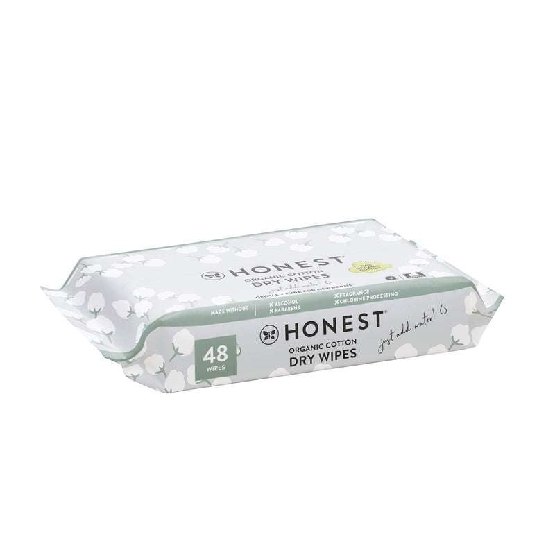 The Honest Company Organic Cotton Dry Wipes, 48 Count 48 Count (Pack of 1) - LeoForward Australia