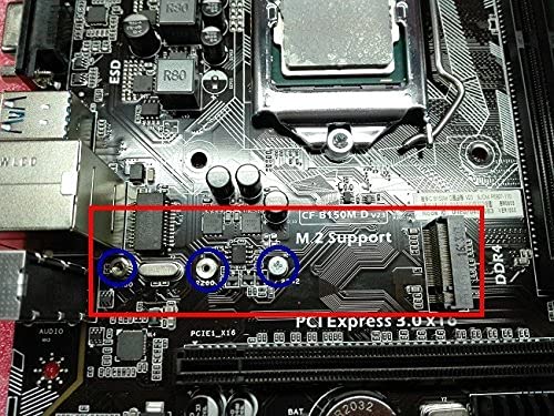  [AUSTRALIA] - Michaelia M.2 Standoff and Screw for M.2 Drives,Asus Motherboard M.2 Screw + Hex Nut Stand Off Spacer(3 Sets)+1 pcs Screwdriver