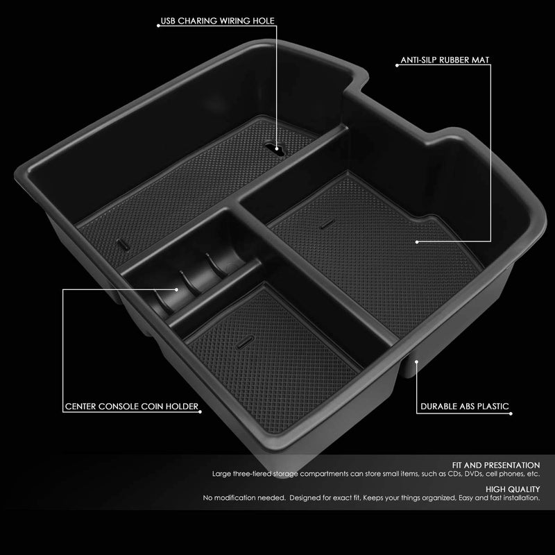  [AUSTRALIA] - DNA MOTORING ZTL-Y-0018 Center Console Armrest Organizer Tray (for 07-14 Tahoe/Yukon)