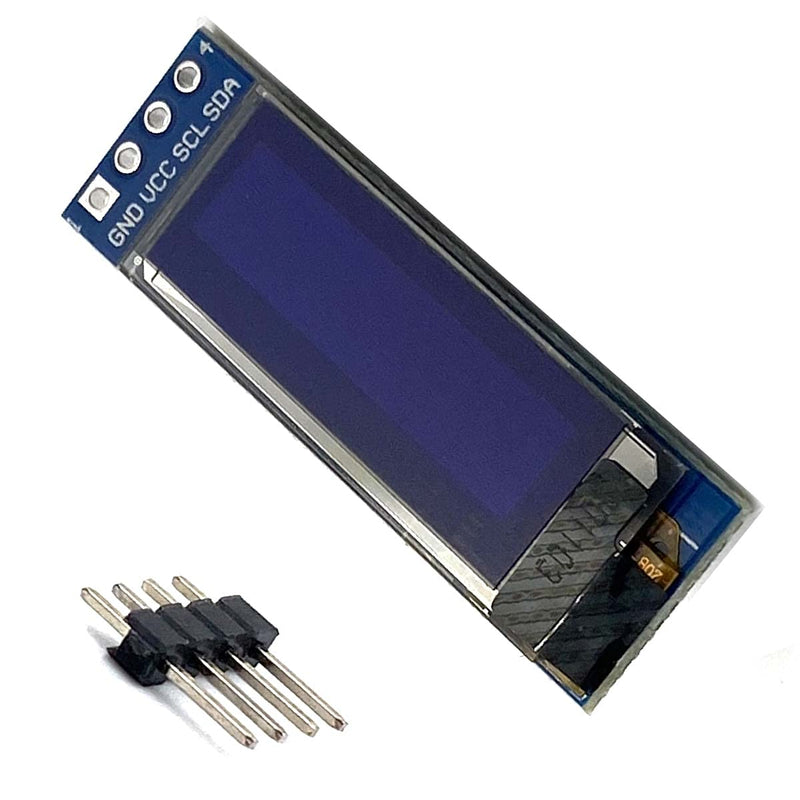  [AUSTRALIA] - Kiro&Seeu 0.91 inch 128x32 I2C IIC Serial OLED LCD Display Screen DIY Module 4-PIN DC 3.3V 5V 12832 SSD1306 Low Consumption LED Display Compatible with PIC Ar-duino