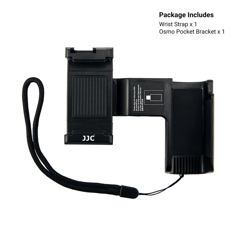  [AUSTRALIA] - Osmo Pocket 2 / Osmo Pocket Bracket,Osmo Pocket Phone Holder Clip with Cold Shoe Bubble Level and 1/4''-20 Female Threads, Handheld Phone Holder for DJI Osmo Pocket 2/1