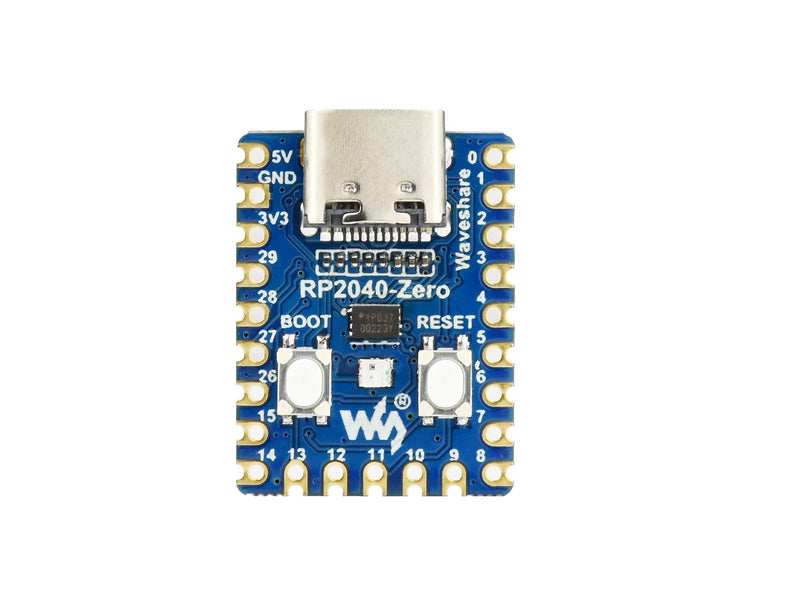  [AUSTRALIA] - RP2040-Zero Pico-Like MCU Development Board Based on Raspberry Pi RP2040 Microcontroller Chip, Dual-core Arm Processor, Multi-Function GPIO Pins, USB-C Connector, Tiny Size Easy Integration