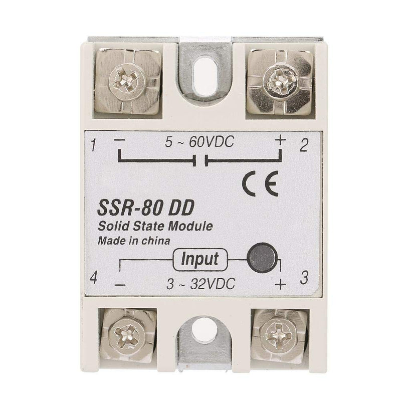  [AUSTRALIA] - 80A Solid State Relay SSR Relay Module 5mA - 25mA DC 3V-32V to DC 5V-60V 80DD 80A