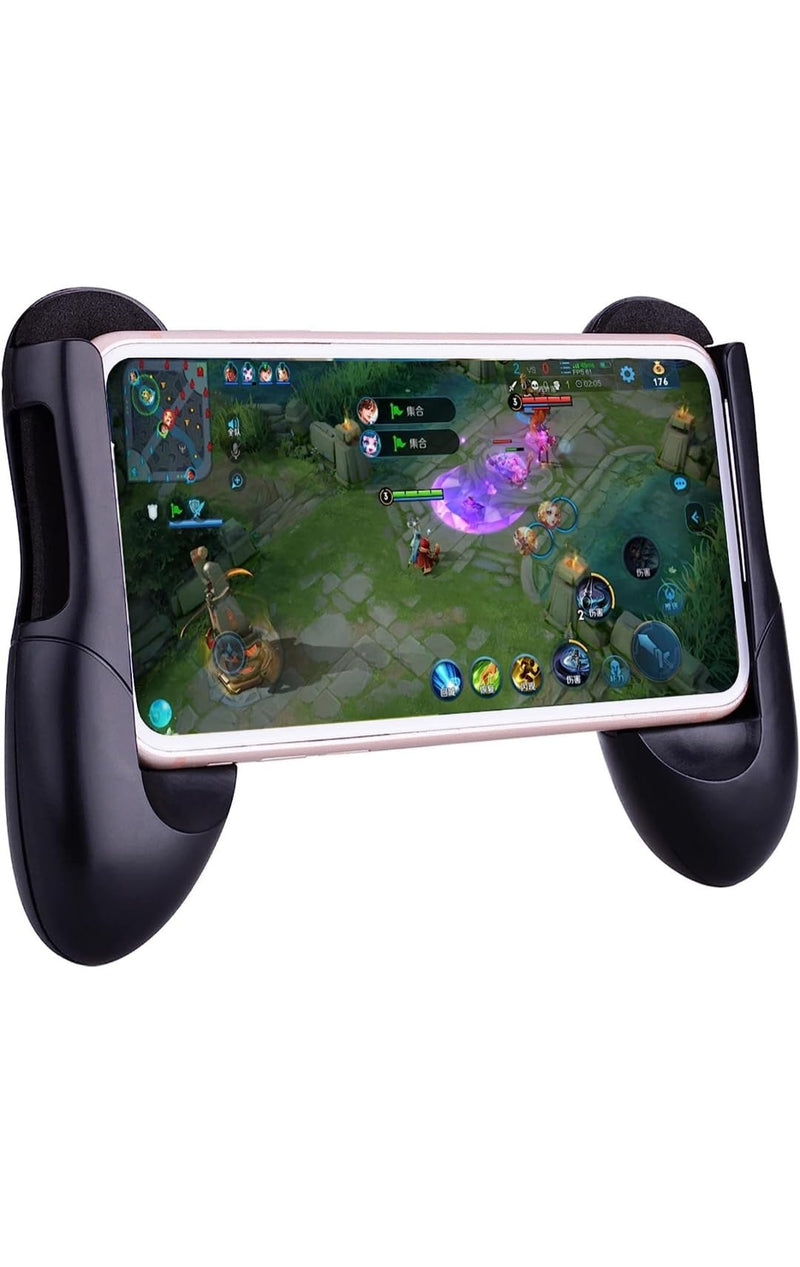  [AUSTRALIA] - Portable 4-7 inch Mobile Phone Support Game Controller Grip Game Holder Handle with Bracket