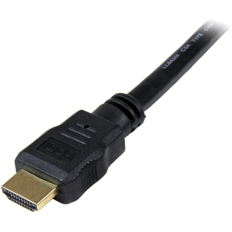 StarTech.com 12ft (3.7m) HDMI Cable - 4K High Speed HDMI Cable with Ethernet - UHD 4K 30Hz Video - HDMI 1.4 Cable - Ultra HD HDMI Monitors, Projectors, TVs & Displays - Black HDMI Cord - M/M (HDMM12) 12 ft / 3.5m - LeoForward Australia