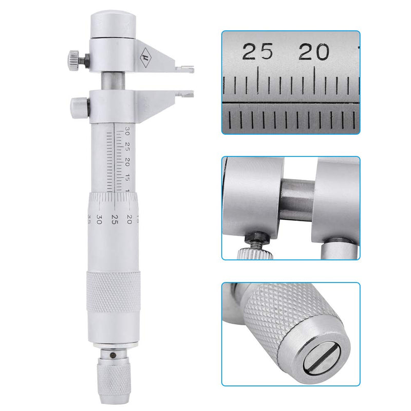  [AUSTRALIA] - Akozon internal micrometer bore inner diameter dial gauge 5-30mm measuring range 0.01mm precision