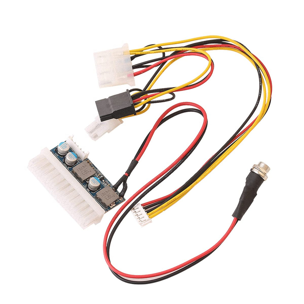  [AUSTRALIA] - OCESTORE 24Pin ATX Switch Pico PSU Car Auto Mini ITX High Power Supply Module DC 12V 160W ATX Power Switch Cable