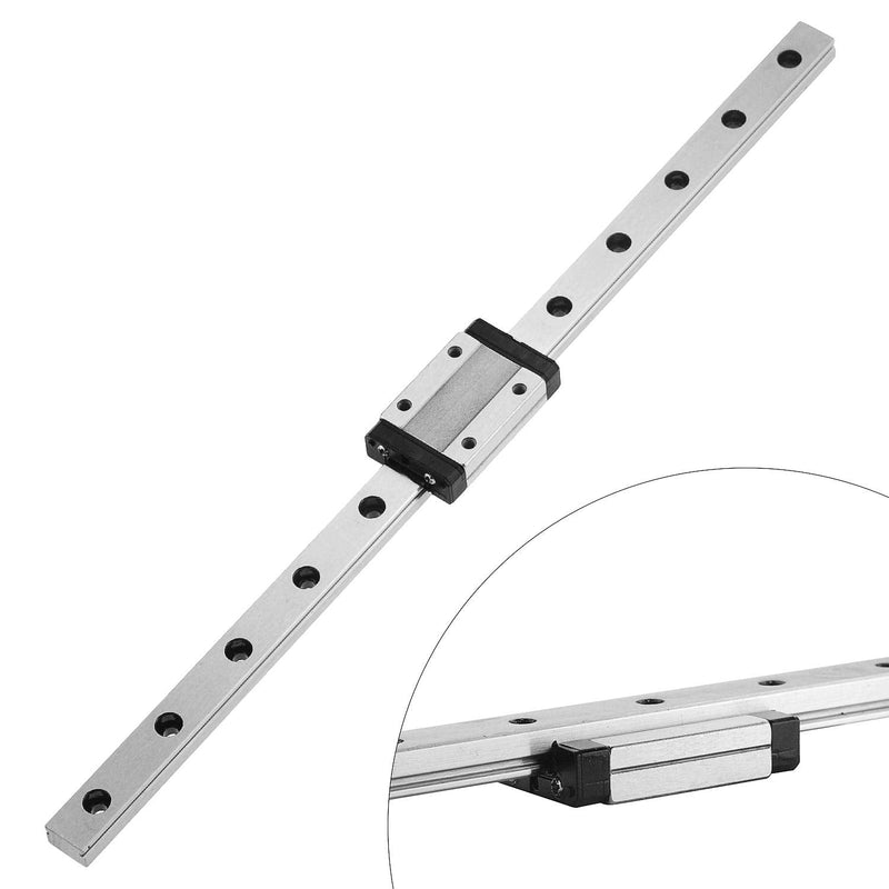  [AUSTRALIA] - MGN12 400mm Linear Rail Guide with Mini MGN12H Linear Block Carriage Miniature Linear Motion Guide Way