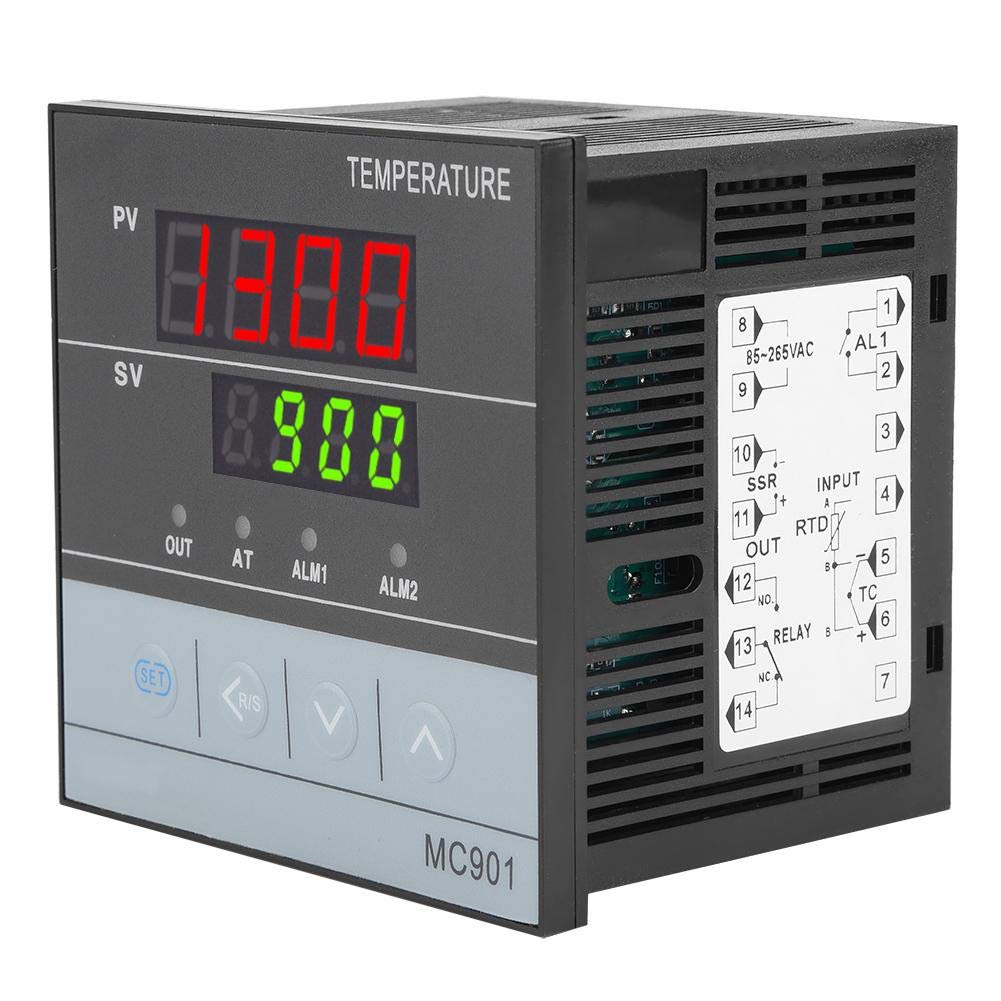  [AUSTRALIA] - MC901 digital PID temperature controller, universal input SSR relay output ℃/℉ display with screws 96x96x85mm