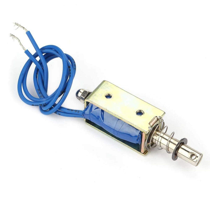  [AUSTRALIA] - Lifting Magnet 6V, Electromagnet Push Pull, JF-0530B DC 6V 12V Push Pull Type Frame DC Magnet Electromagnet 300mA 10mm (6V)