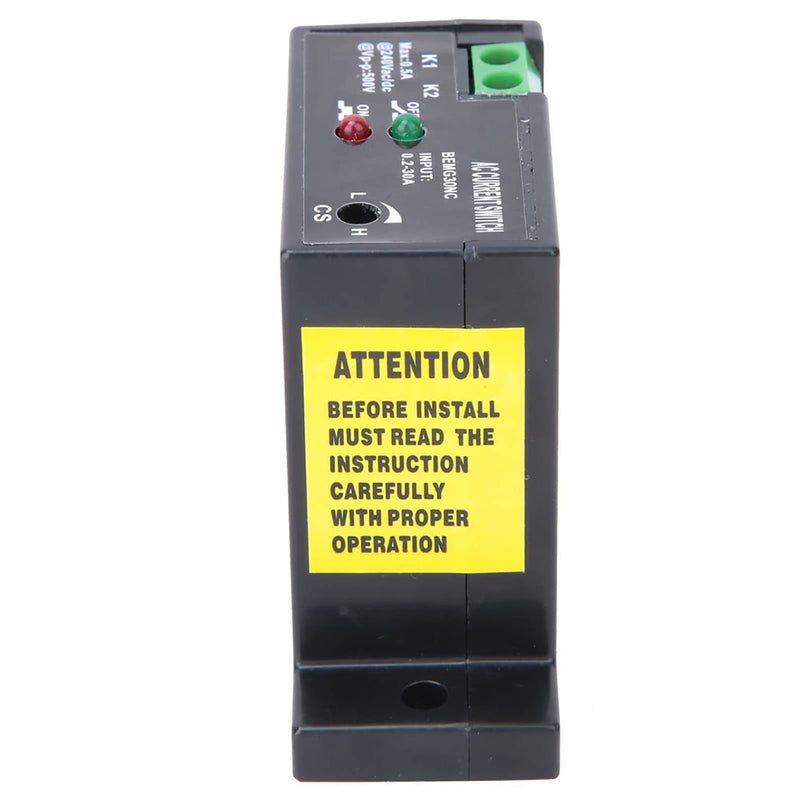  [AUSTRALIA] - BEMG30NO BEMG30NC Adjustable AC Current Measurement Switch 0.2-30A For Controlling Automated Industrial Equipment and Power Monitoring Devices(Normally Closed)