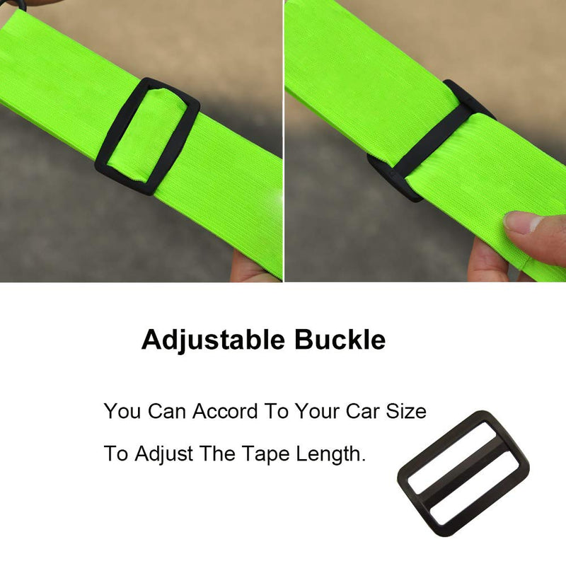  [AUSTRALIA] - Kayme Gust Car Cover Straps Wind Protector,3pcs Elastic Adjustable Rope Protect Cover from High Wind, Universal Fit