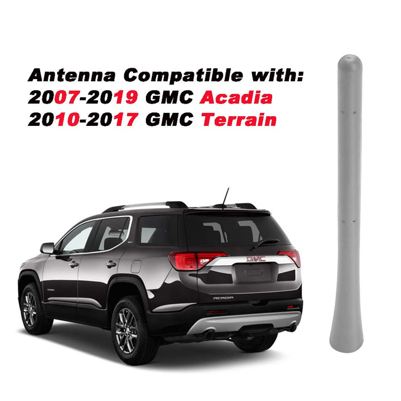  [AUSTRALIA] - 10370211 GM Roof Antenna Rod Only, 7 inche Flexible Rubber Radio Antenna Whip Compatible with GM Chevy GMC Buick Cadillac Lincoln Pontiac Select Models, Durable Antenna Mast Replacement for 23169266