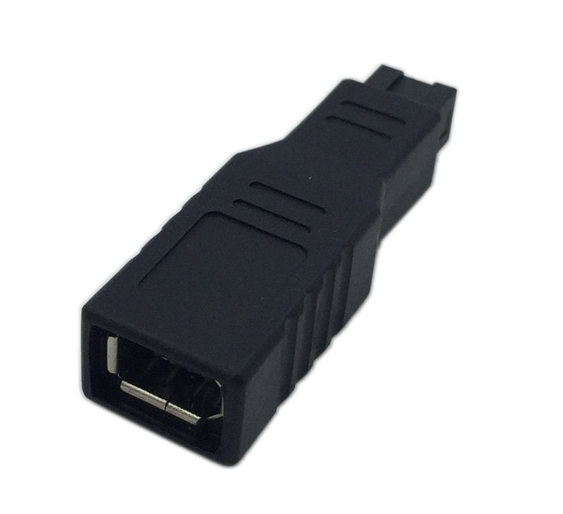  [AUSTRALIA] - CERRXIAN FireWire IEEE 1394 Type A 400 6 Pin Female to 1394 Type B 800 9 Pin Male Data Transfer Adapter Converter