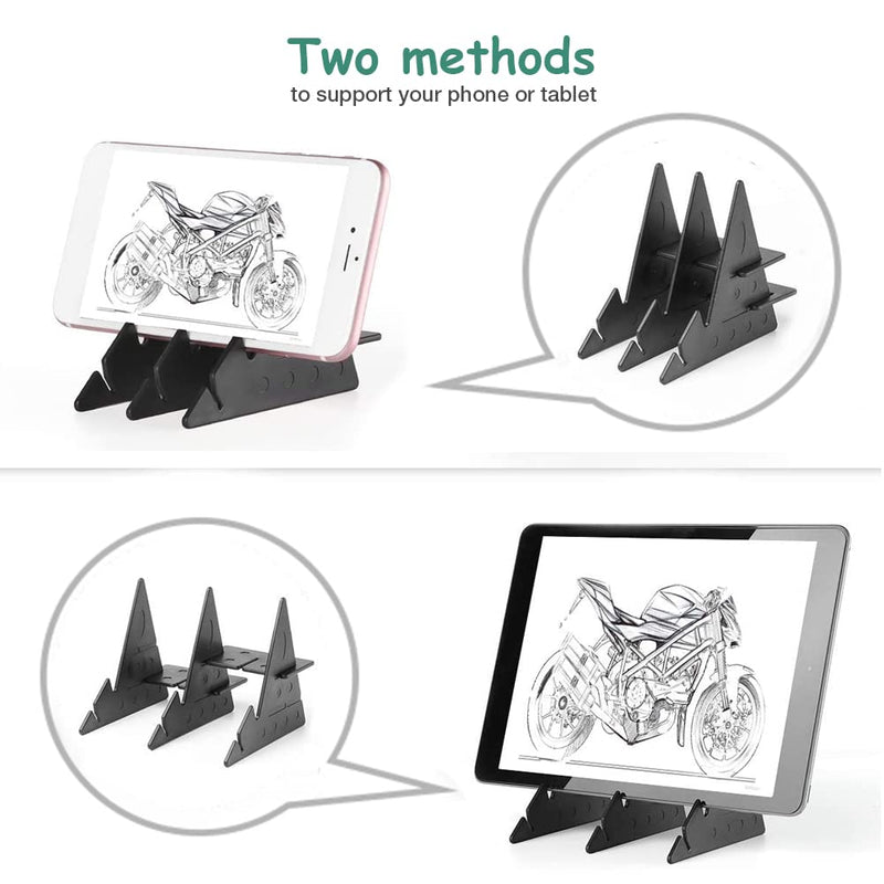  [AUSTRALIA] - DIY Drawing Tracing Pad, Acrylic Comic Reflection Drawing Optical Drawing Board, Mobile Phone Tablet Computer Projection Copying Station, Gift for Kids, Students, Sketching
