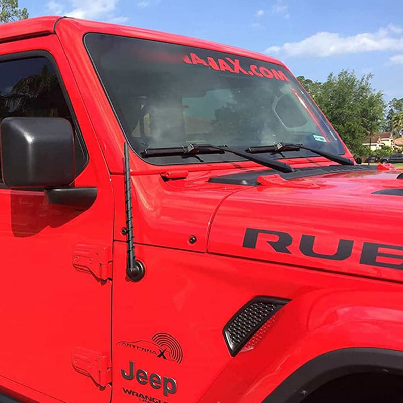  [AUSTRALIA] - KSaAuto 13" Antenna for Jeep Wrangler JL JK TJ JKU JLU Gladiator Rubicon Sahara Unlimited Sport 2007-2023 Car Antenna Replacement Jeep Wrangler JK Gladiator Accessories Upgrade for FM AM Reception J eep Wrangler 13 Inch