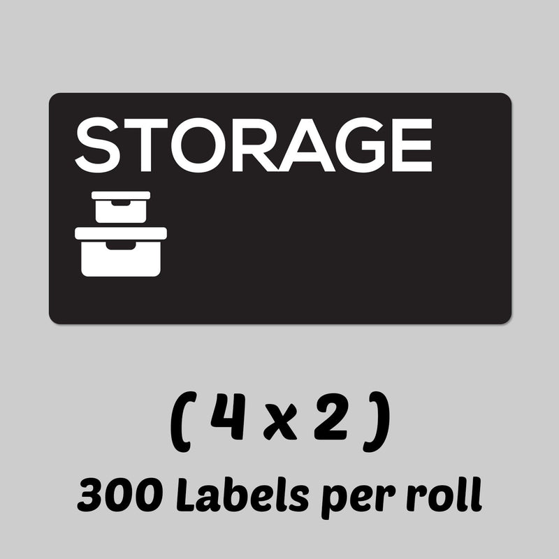TUCO DEALS Moving Labels, Storage Labels for Moving Boxes (4 x 2 inch, Black, 600 Labels per Pack) 60 Sheets Storage - Black - LeoForward Australia