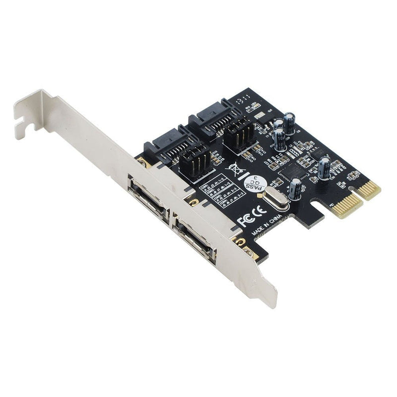  [AUSTRALIA] - SEDNA - PCI Express (PCIe) 2 Port SATA III 6.0 Gbps Host Adapter with Low Profile Bracket