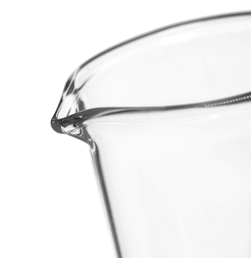 Premium Beaker Set, 250ml, 100ml & 50ml - Low Form, White Graduations - Superior Durability & Chemical Resistance - Borosilicate 3.3 Glass - Eisco Labs - LeoForward Australia