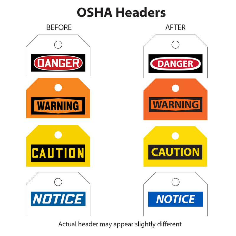  [AUSTRALIA] - Accuform 100 "Caution Barricade TAG" Tags by-The-Roll, US Made OSHA Compliant Tags, Tear & Water Resistant PF-Cardstock, 6.25" x 3" x 0.01", TAR136 100.0