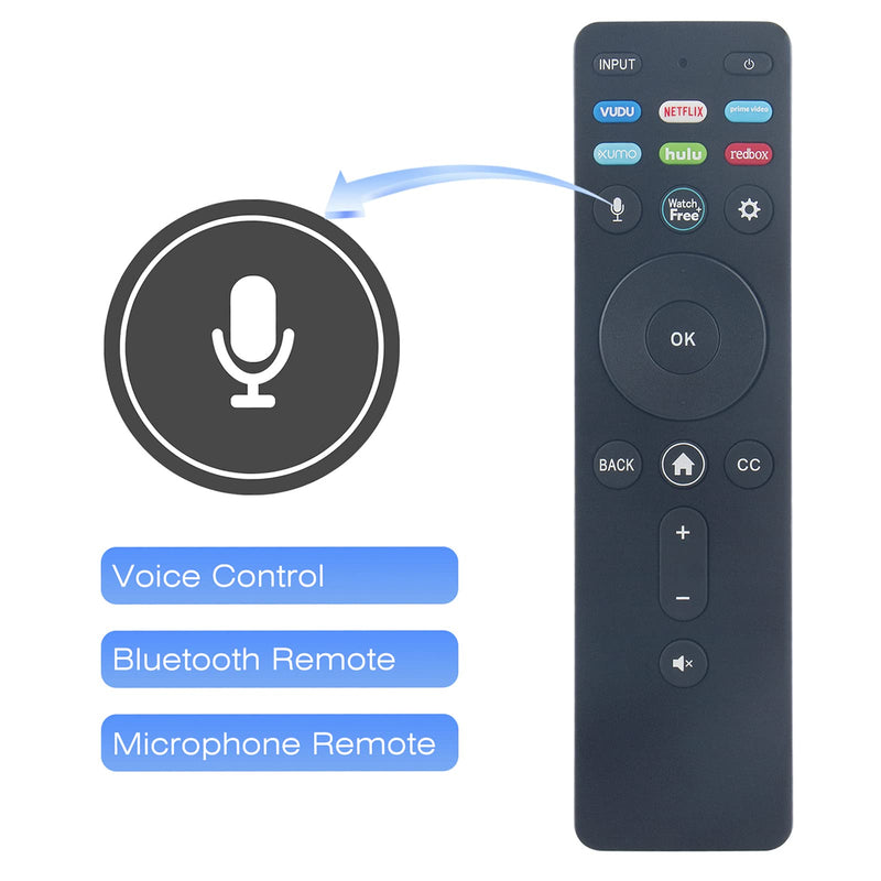  [AUSTRALIA] - XRT260 AIDITIYMI Voice Remote Control fit for VIZIO Smart OLED TV with VUDU Netflix Prime-Video XUMO HULU REDBOX WATCHFREE Buttons V505-J01 V585-J01 V706-J03 V756-J03 V756x-J03 V505C-J09