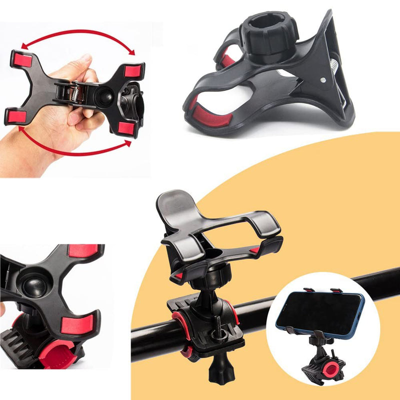  [AUSTRALIA] - ThtRht 3 Pack Gooseneck Clamp Replacement Phone Holder Clip Universal 17mm Ball Mount Joint Socket for Flexible Long Arm Hose Stand Cellphone Bracket Table Bed Desk Car Bicycle Handelbar Ring Light