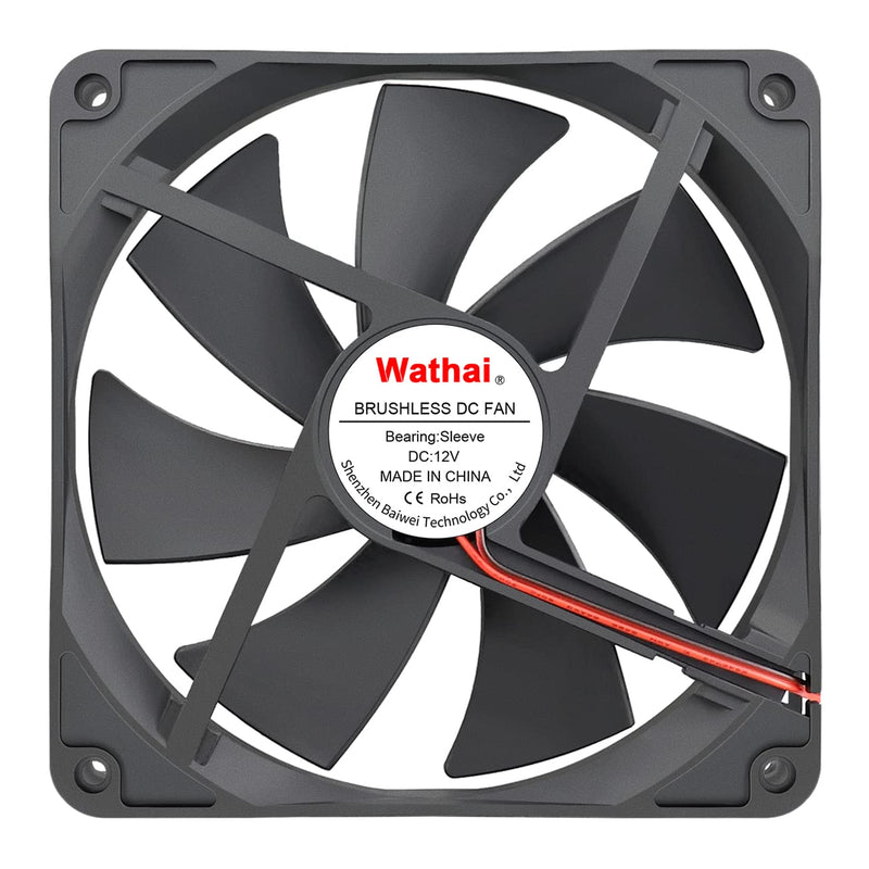  [AUSTRALIA] - Wathai 140mm Case Fan 12V DC Brushless High Performance Cooling Fan 140x25mm