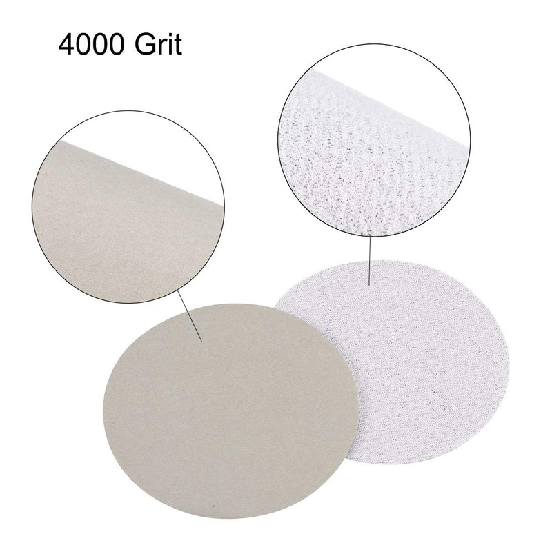  [AUSTRALIA] - uxcell 3 Inch Wet Dry Sanding Discs 4000 Grit Hook and Loop Sandpaper Electrostatic Sand Planting Silicon Carbide 20pcs