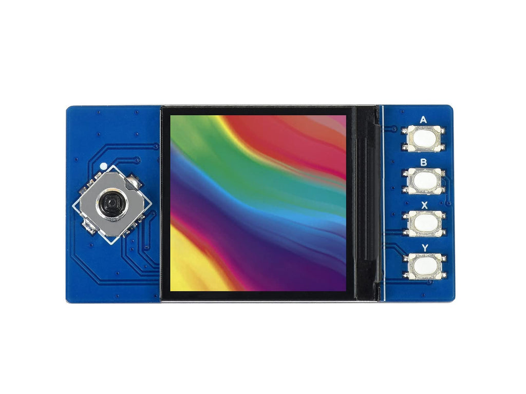  [AUSTRALIA] - Waveshare 1.3inch LCD Display Module for Raspberry Pi Pico 65K RGB Colors 240×240 Pixels SPI Interface Comes with Raspberry Pi Pico C/C++ and MicroPython Demo